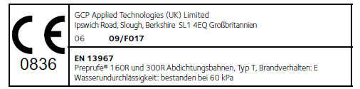 Preprufe® 300R-160R | Resource | GCP Applied Technologies